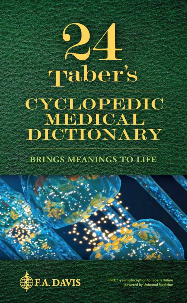Tabers Cyclopedic Medical Dictionary 24th Edition