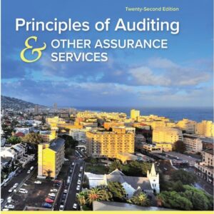 Principles of Auditing Other Assurance Services 22nd Edition